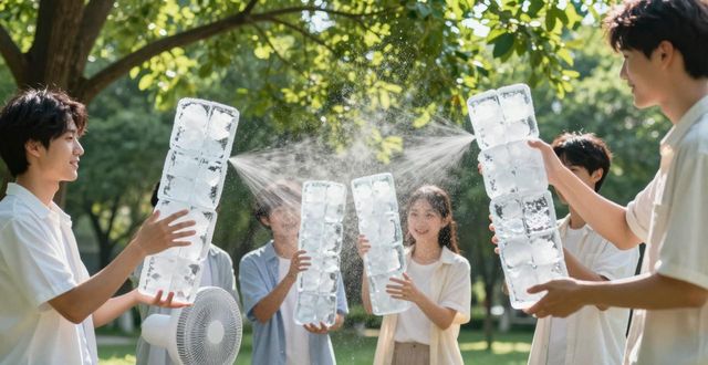 大冰块降温方法_武汉夏季防暑降温大冰块_大冰块户外活动使用时长